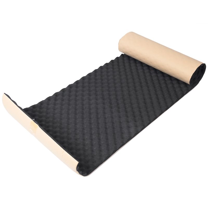 Foam Dampener Sheet - 耐久性のある車用防音マット 50X200cm エンジンフォームコットンステッカー 騒音緩和断熱材 厚さ15mm