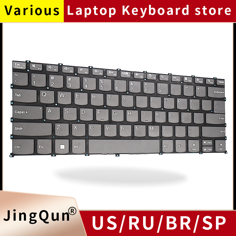 Gaming Keyboard Backlit - 英国スペイン語 PT-BR ブラジルバックライト付きキーボードレノボフレックス 5-14IIL05 14ARE05 14ALC05