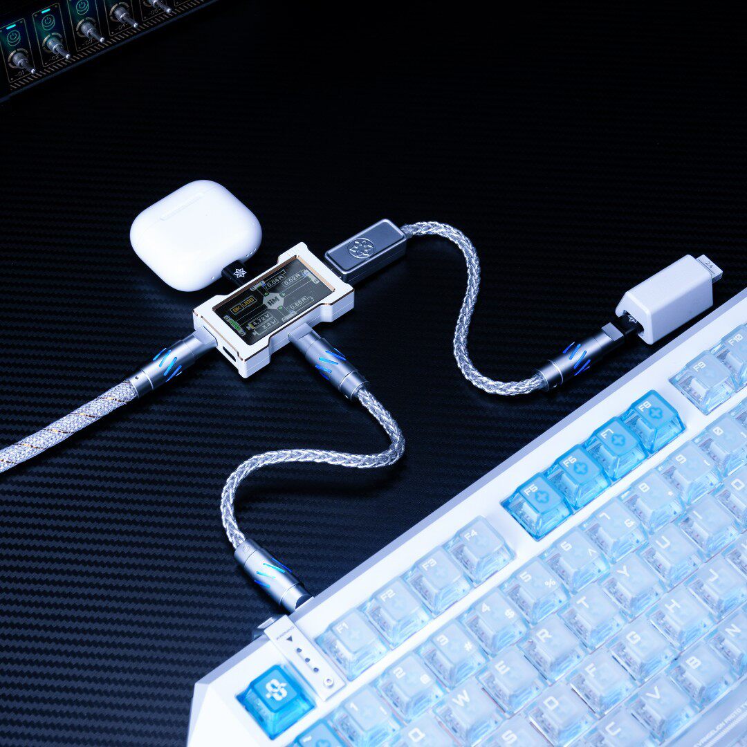 Gaming Keyboard Brand - カスタムHMHub共同ブランドeスポーツギフトボックス、低遅延キーボード＆アビエイタープラグケーブルデータラインセット、プレミアムゲーミングギフト