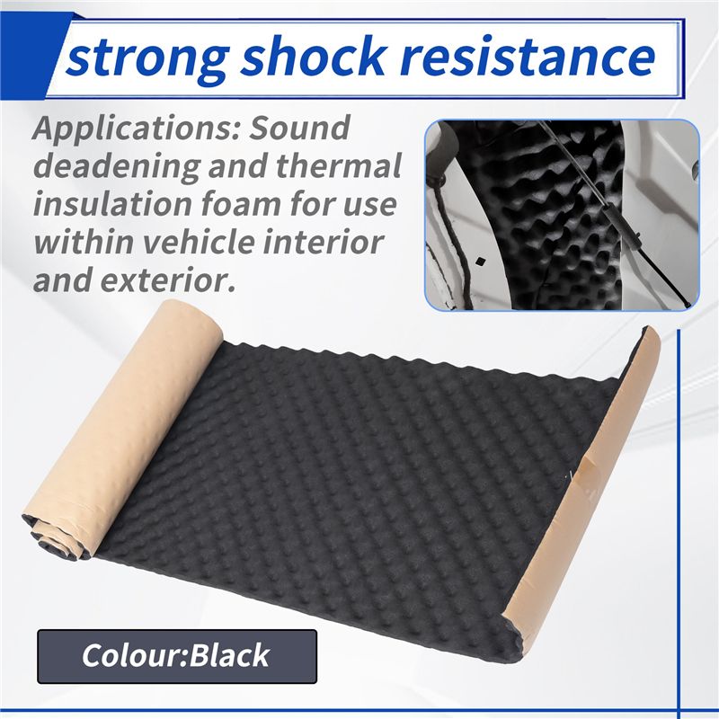 耐久性のある車用防音マット 50X200cm エンジンフォー - Foam Dampener Sheet のレビューと価格