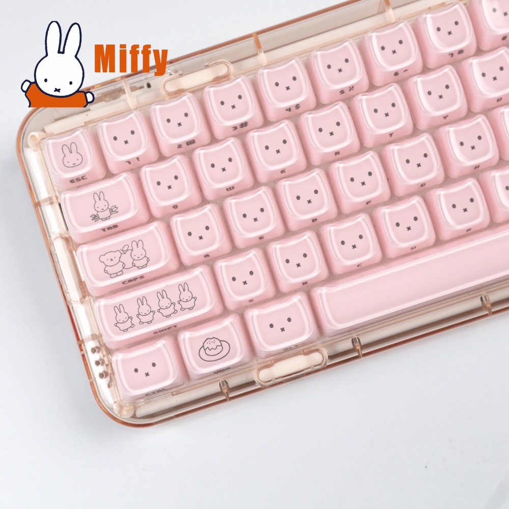 かわいいミッフィーキーキャップかわいいウサギのキーキャップメ - Gaming Keyboard Brands のレビューと価格