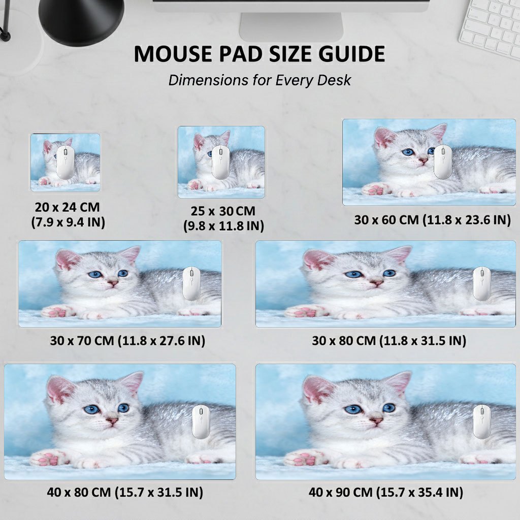 ブランドアイアンアートデスクマットかわいい子猫滑り止め洗える - Gaming Keyboard Brand のレビューと価格
