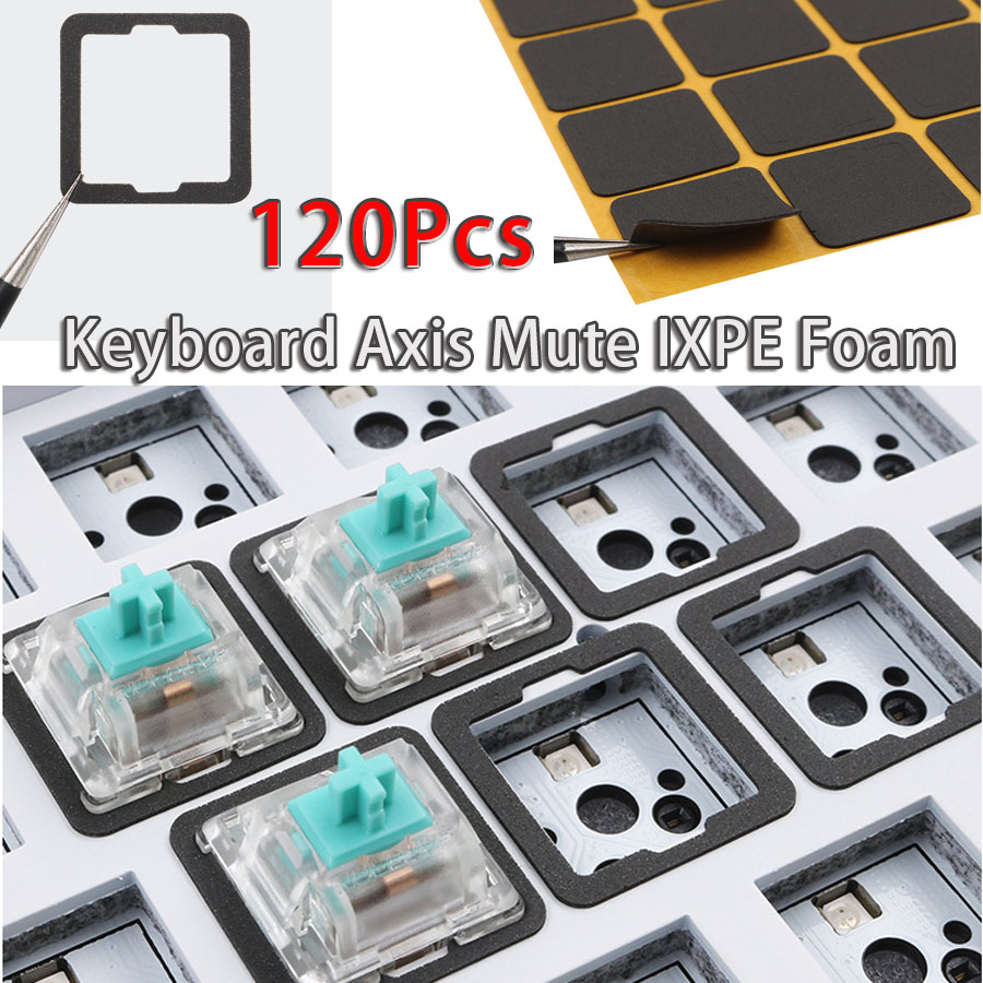 120 個 DIY キーボードインターアクシスフォームシャフ - Foam Dampener Sheet のレビューと価格