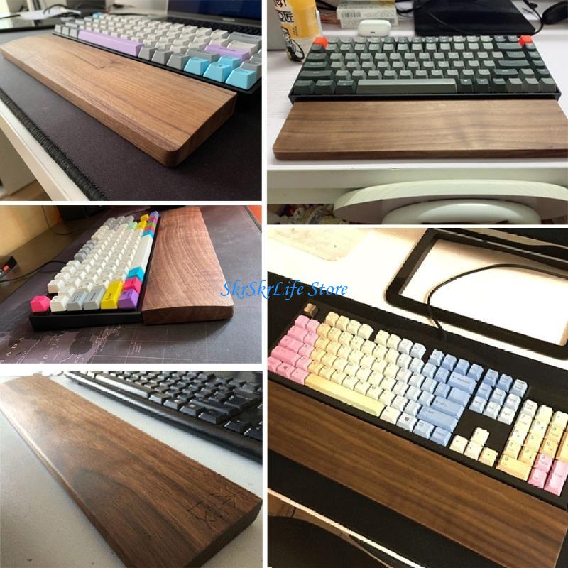 E65E 木製キーボードリストレストウォールナットリストレス - Wrist Rest Wood のレビューと価格