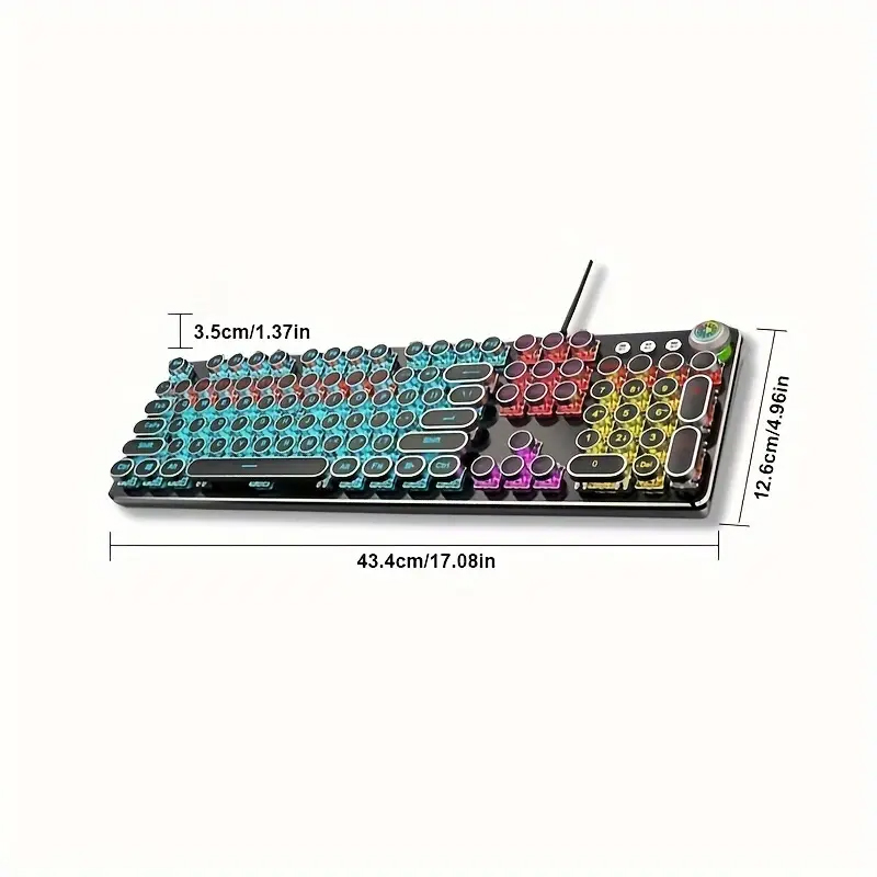 EWEADN パンクタイプライター機械式ゲーミングキーボード - Gaming Keyboard Corsair のレビューと価格
