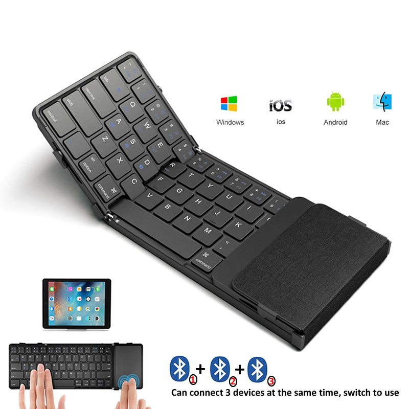 BOW 韓国/ロシア ワイヤレス折りたたみキーボード タッチ - Gaming Keyboard Number Pad のレビューと価格