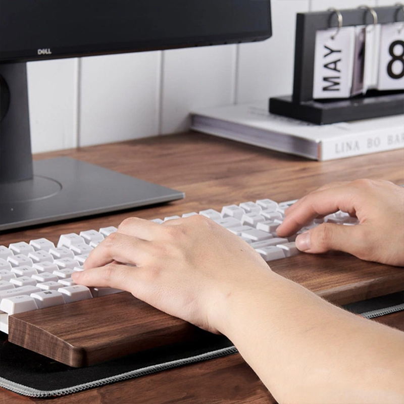 無垢のウォールナットキーボードリストレストクッション、人間工 - Wrist Rest Wood のレビューと価格