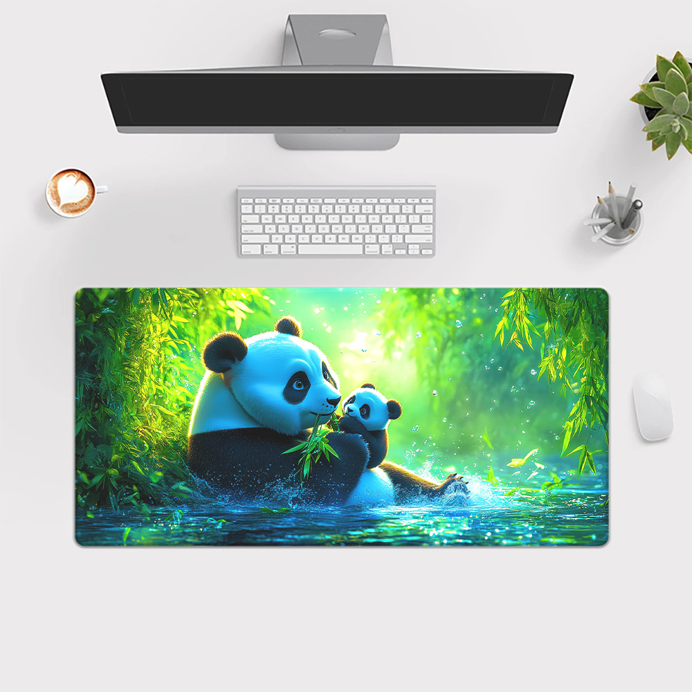 ブランドかわいい漫画パンダ HD プリントパッド多機能 XX - Gaming Keyboard Brand のレビューと価格