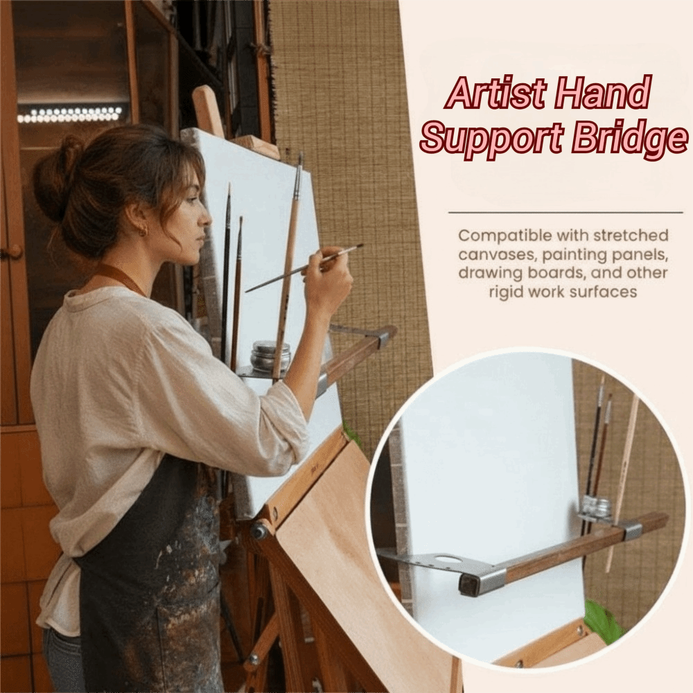 木製アーティストハンドサポートブリッジ高さ角度調整可能吊り下 - Wrist Rest Wood のレビューと価格