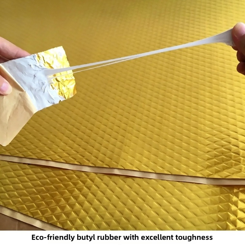 車用防音マット ブチルゴム製 遮音・制振シート 金箔入り 遮 - Foam Dampener Sheet のレビューと価格