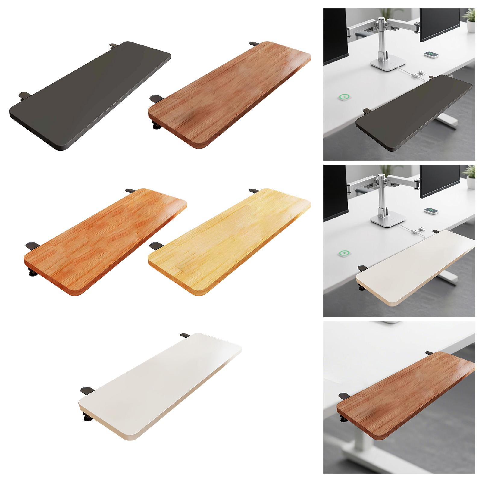 デスクシェルフボード キーボードトレイ 人間工学に基づいた簡 - Wrist Rest Wood のレビューと価格