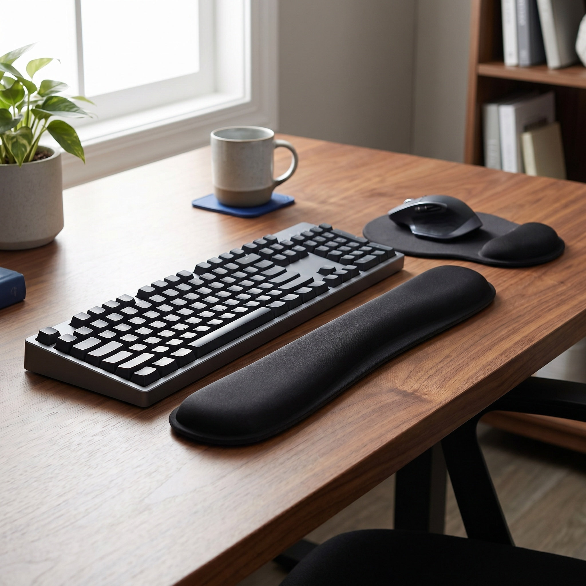 1セット メモリーフォーム製手首サポートセット キーボード・ - Gaming Keyboard Mouse Set のレビューと価格