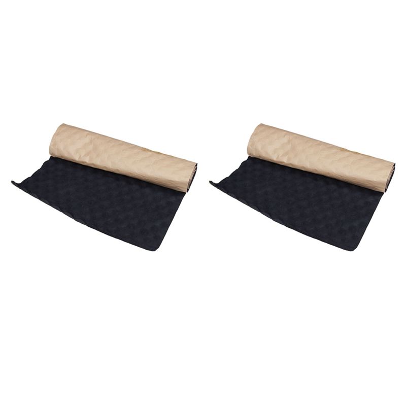 精密2枚組 100X50cm 車用防音マット 遮音・ノイズ断 - Foam Dampener Sheet のレビューと価格