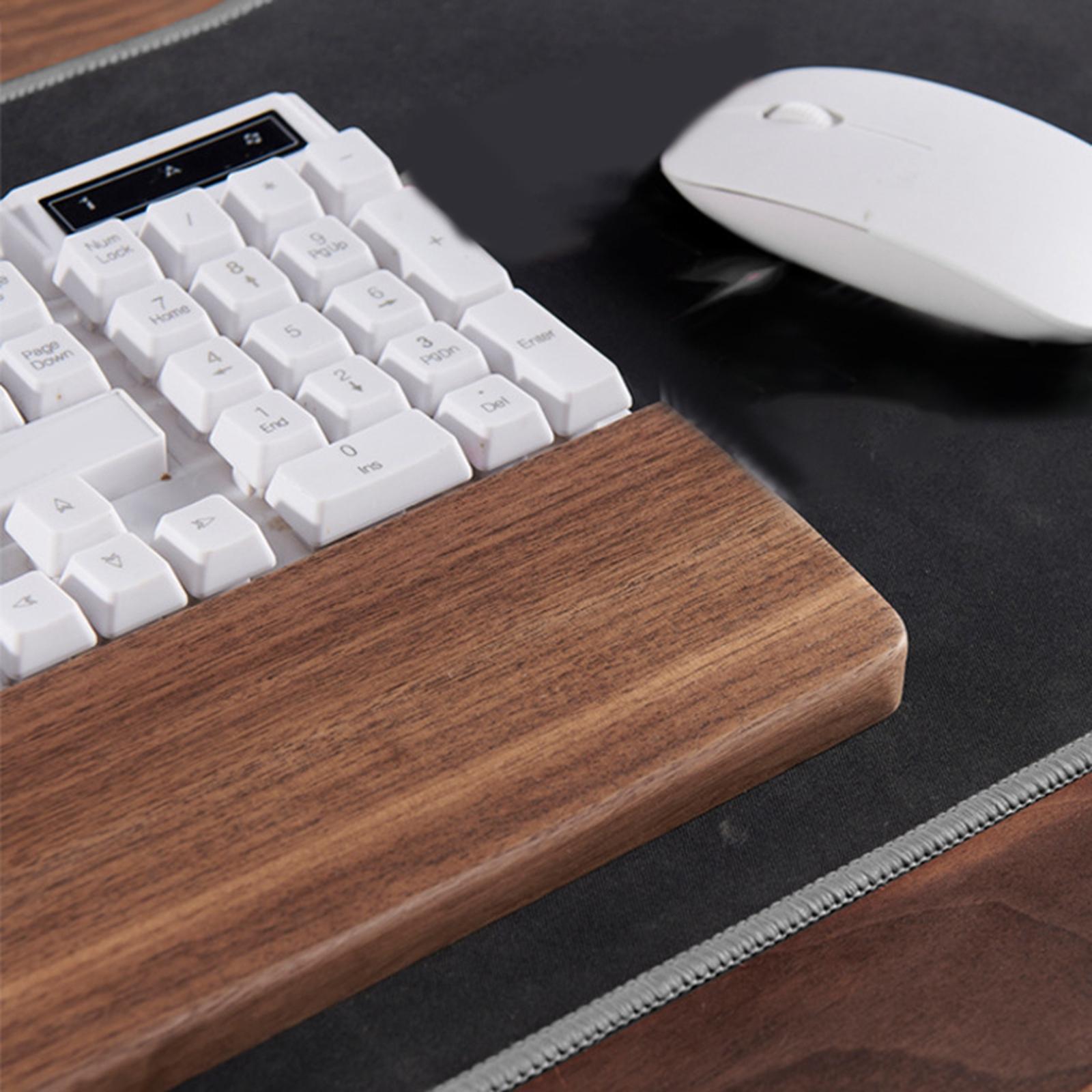 木製キーボードリストレスト キーボードパームレスト リストガ - Wrist Rest Wood のレビューと価格