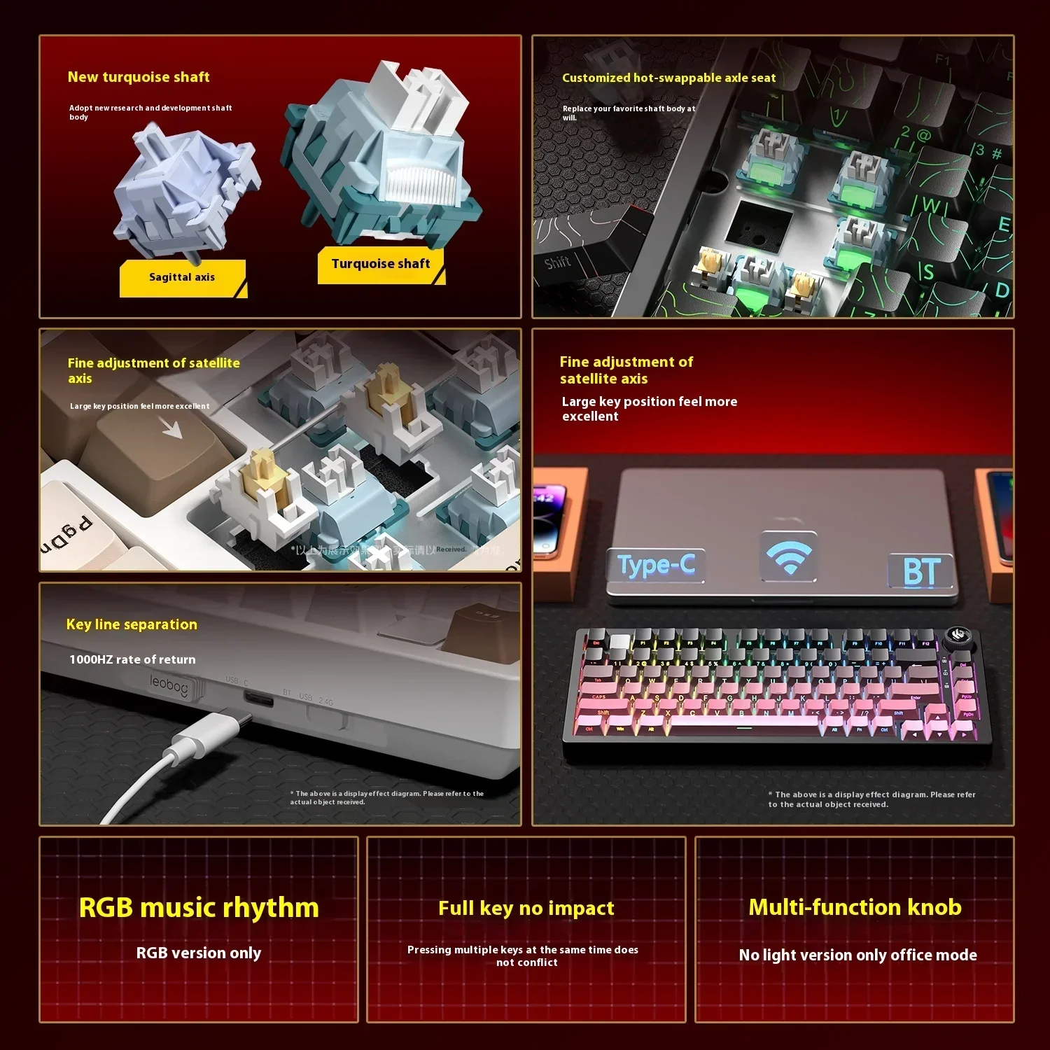Leobog Hi75C Hi75 Hi75C プロアルミワ - Gaming Keyboard Number Pad のレビューと価格