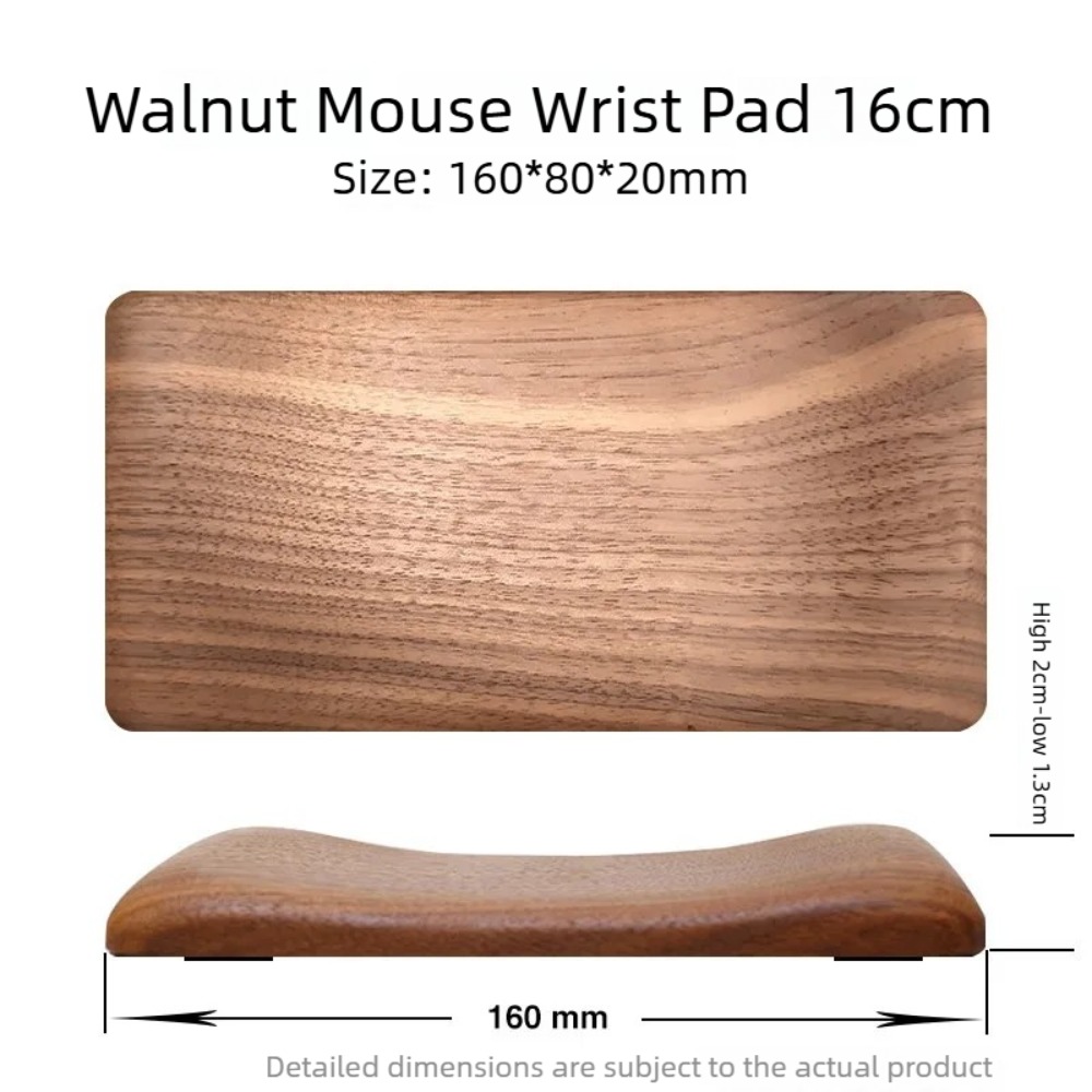無垢材キーボードホルダー、人間工学に基づいた設計、マウスパッ - Wrist Rest Wood のレビューと価格